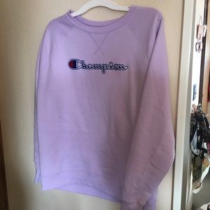 Champion Pastel Purple Crewneck 